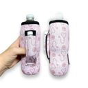 Nurse Leopard Water Bottle Handler 16oz Water Bottle & 24oz Can Handler