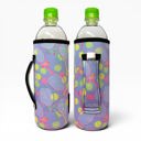 Preppy Tennis Water Bottle Handler 16oz Water Bottle & 24oz Can Handler
