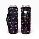 Cottage Rose Water Bottle Handler 16oz Water Bottle & 24oz Can Handler