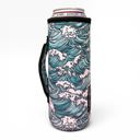 Waves Water Bottle Handler 16oz Water Bottle & 24oz Can Handler