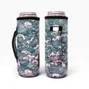 Waves Water Bottle Handler 16oz Water Bottle & 24oz Can Handler