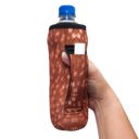 Deer Hide Water Bottle Handler 16oz Water Bottle & 24oz Can Handler