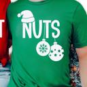 Small Green Nuts Chest Nuts Chestnuts Funny Christmas Matching Couple Graphic Tees