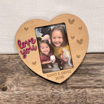 Heart Photo Frame Magnet | Mother's Day Gift