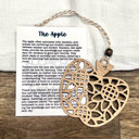  The Apple - Teacher Story Card Ornament Gift 