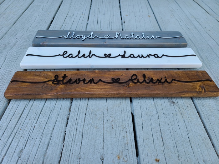 Couples Name Sign
