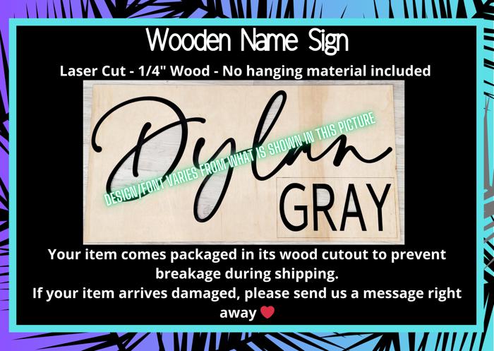 A little wildflower is on the way Wooden Sign