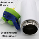 Personalized Kid's Metal Tumblers with Straw
