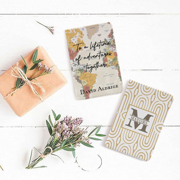 Personalized Passport & Luggage Tag Set