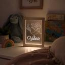 Mermaid Kids Personalized Acrylic Night Light Frame