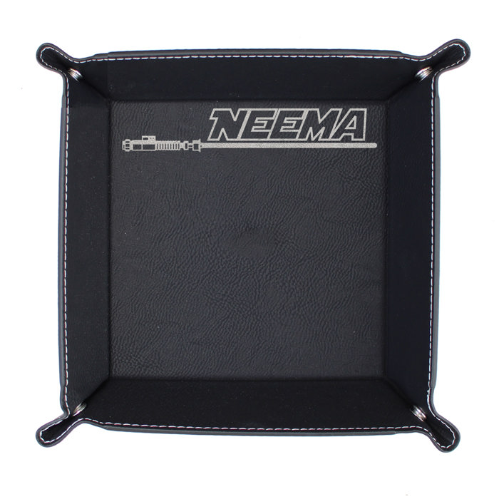 Personalized Leather Tray for Dad