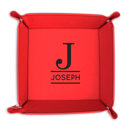 Joseph Personalized Leather Tray for Dad