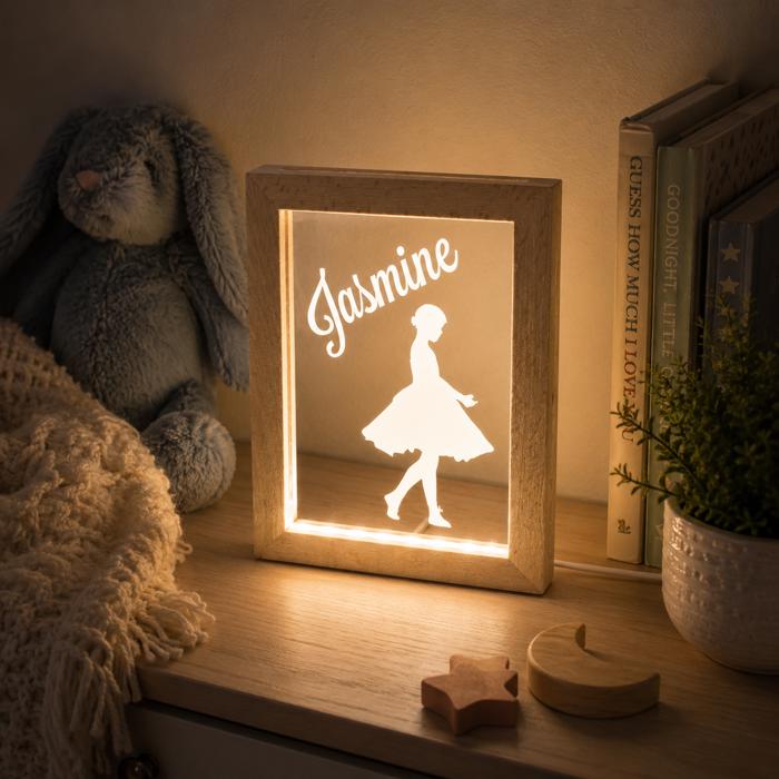 Kids Personalized Acrylic Night Light Frame