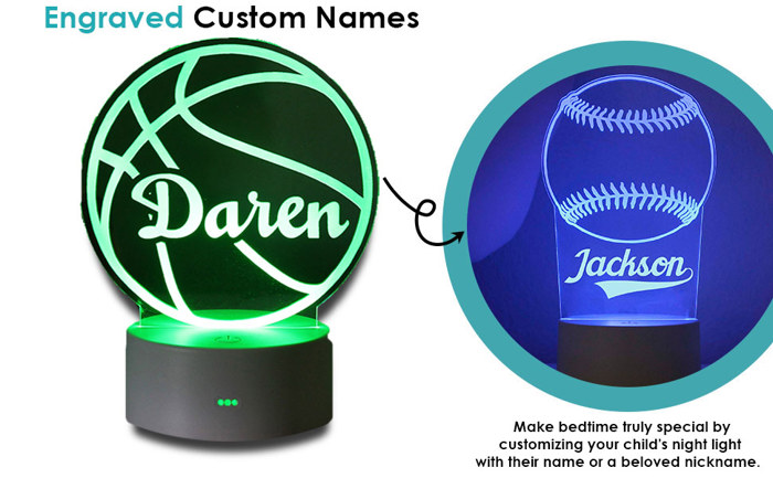 Personalized Kid's Night Light