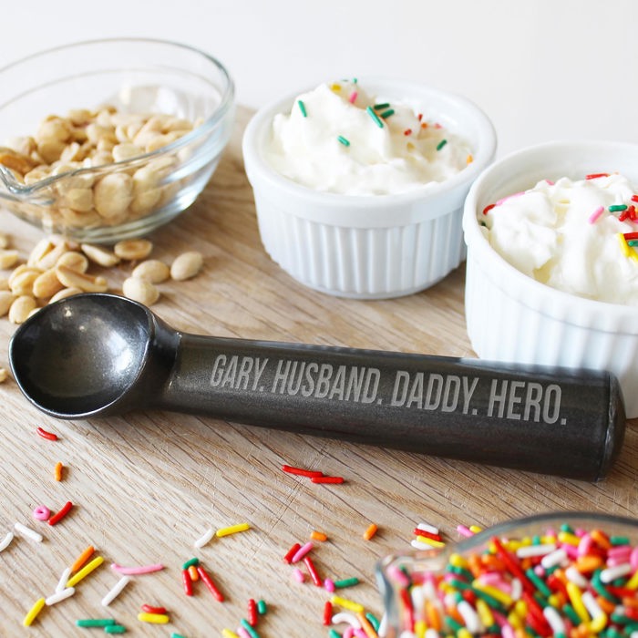Dad Personalized Ice Cream Scoops 
