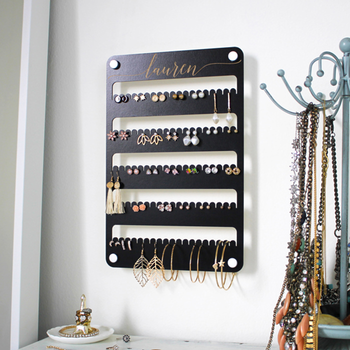 Personalized Jewelry Wall Mount