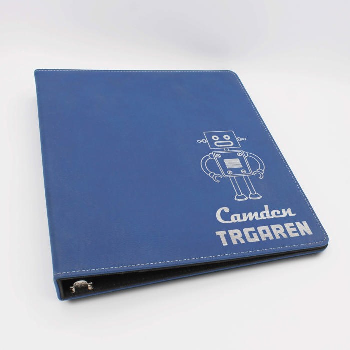 Personalized Leather Binder