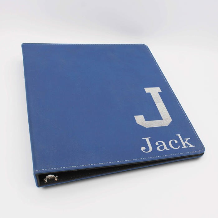 Personalized Leather Binder