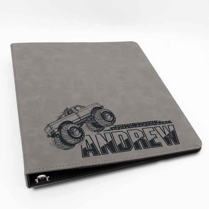 Personalized Leather Binder