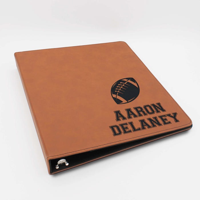 Personalized Leather Binder