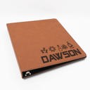 Science Personalized Leather Binder