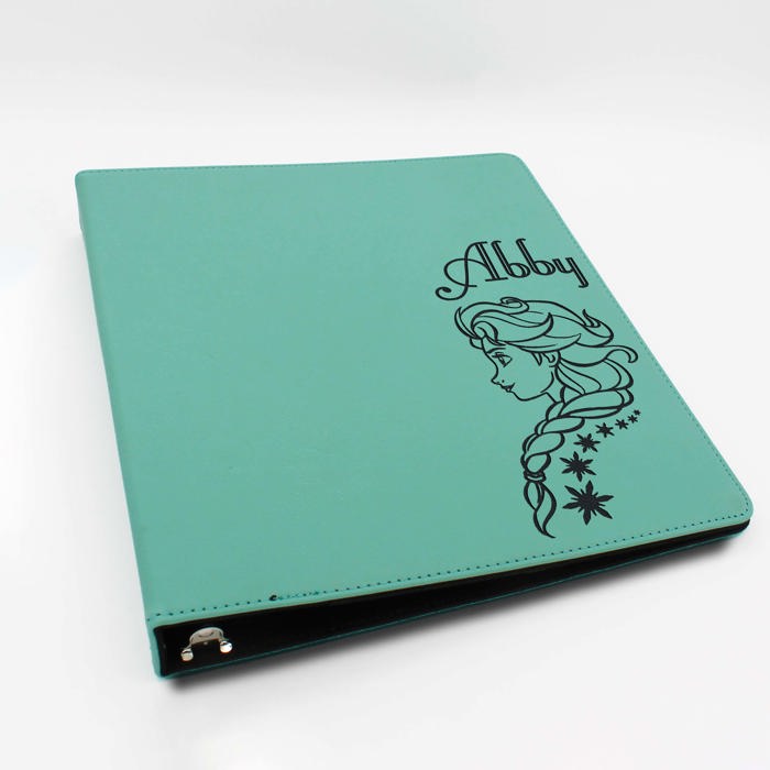 Personalized Leather Binder