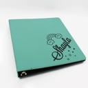 Rainbow Personalized Leather Binder