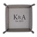 K & A Personalized Leather Tray for Dad