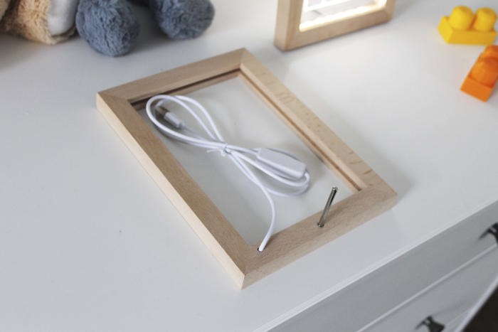 Kids Personalized Acrylic Night Light Frame