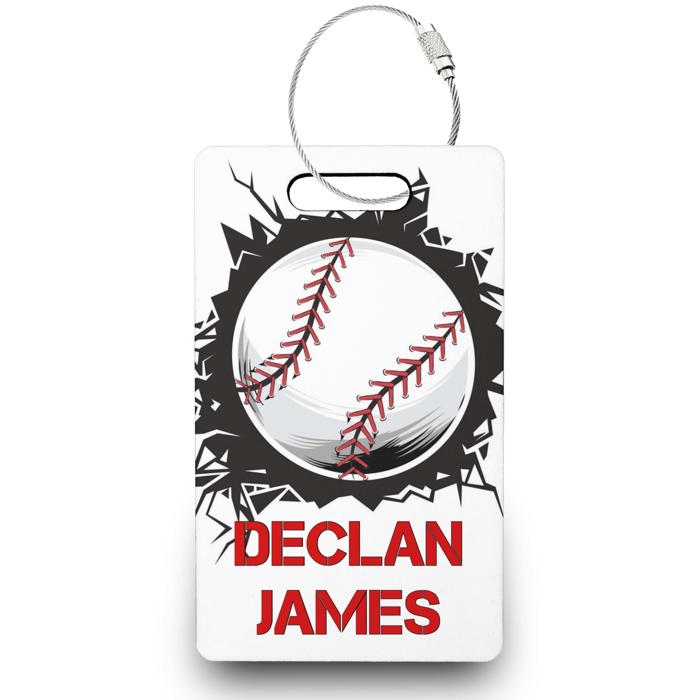 Baseball Bag Tag