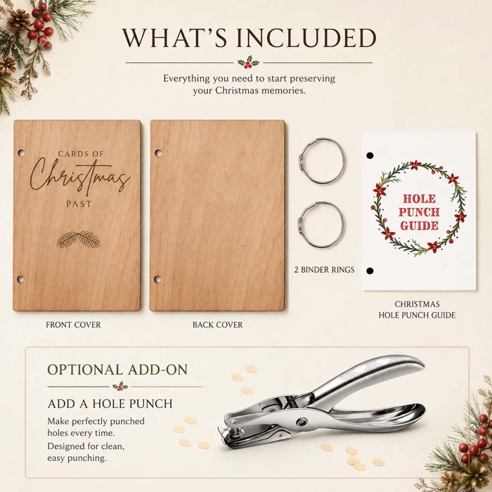 Personalized Cards of Christmas Past Card Book