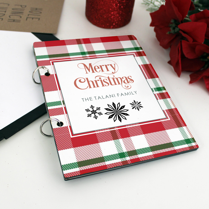 Personalized Cards of Christmas Past Card Book