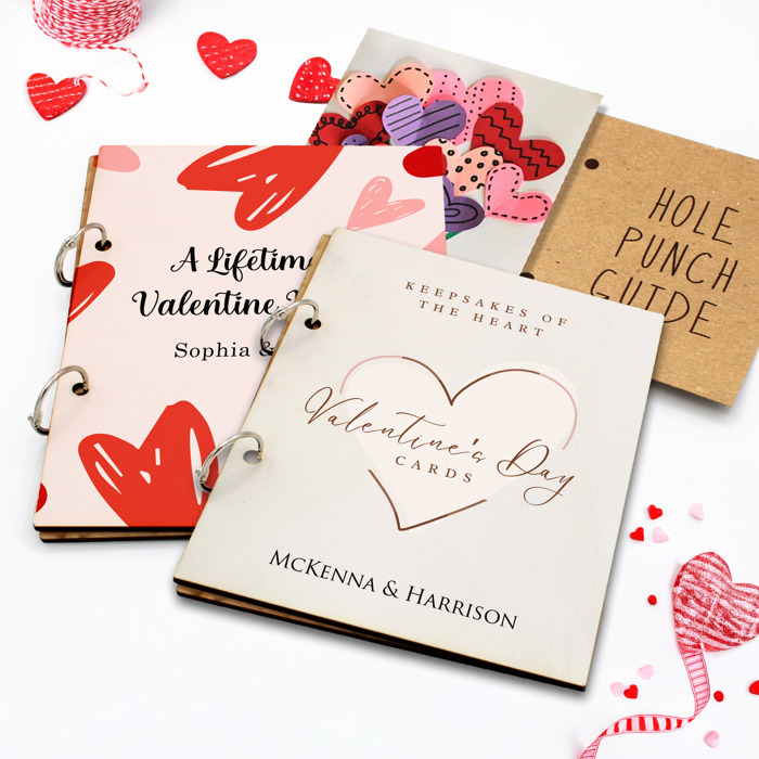 Valentine's Day Card Book Organizer