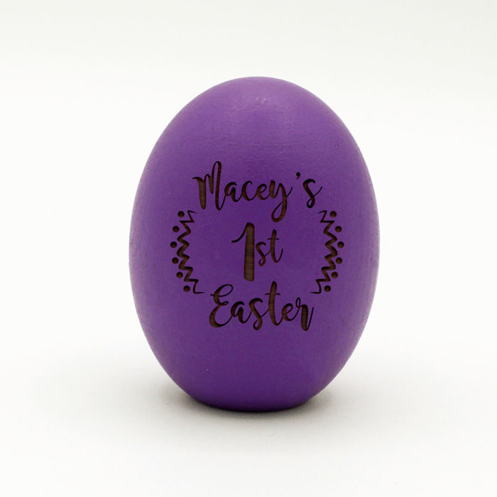 Personalized Wood Easter Eggs