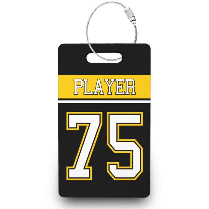Personalized Football Bag Tags