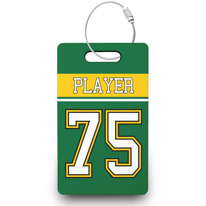 Personalized Football Bag Tags