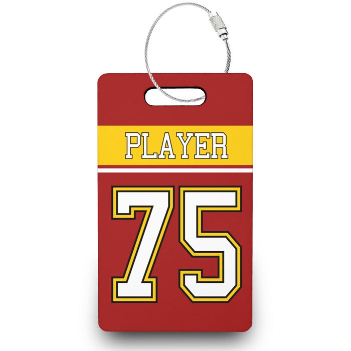 Personalized Football Bag Tags