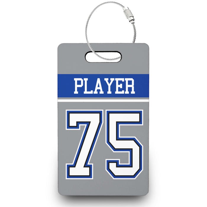 Personalized Football Bag Tags