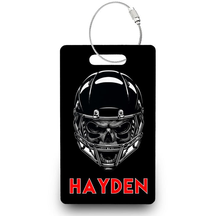 Personalized Football Bag Tags