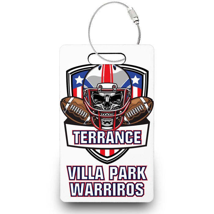 Personalized Football Bag Tags