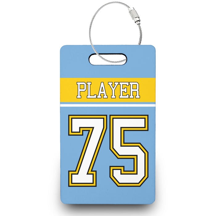 Personalized Football Bag Tags
