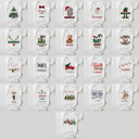  Personalized Christmas Baby Onesie