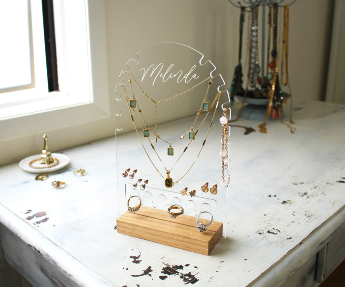 Personalized Jewelry Stand