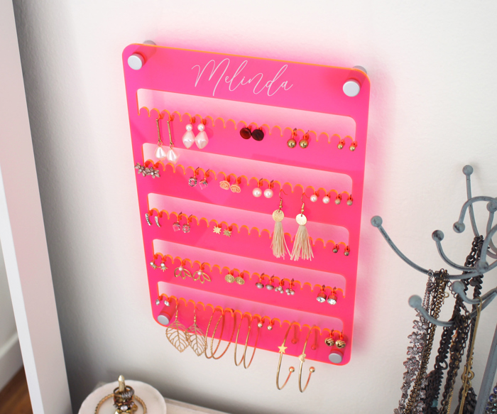 Personalized Jewelry Wall Mount