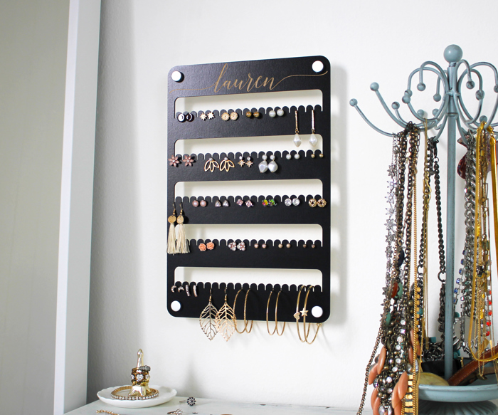 Personalized Jewelry Wall Mount