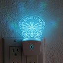 Butterfly Personalized Night Light Wall Plug