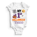 1st Halloween Theo Personalized Halloween Onesies