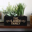 The Landi Family Personalized Wood Planter Box