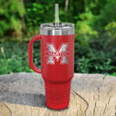 Martin 40 oz. Personalized Metal Tumbler with Straw