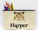 Cat Personalized Pencil Bags